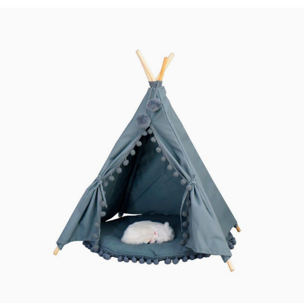 Pet Dog Cat Tee Pee TeePee Tent Bed Naptime Fur Baby NIB Never Used Brand New